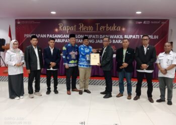 Ditetapkan KPU, Pasangan Nomor 1 Anwar Sadat-Katamso Menangkan Pilkada Tanjab Barat