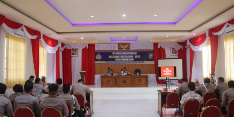 Jelang Idul Fitri, Polres Tanjab Barat Gelar Operasi Keselamatan Siginjai 2025