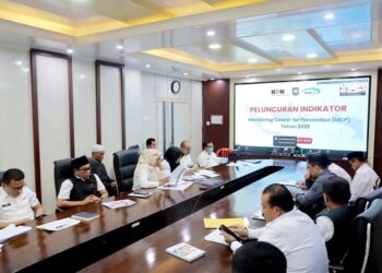 Wabup Katamso Ikuti Peluncuran Indeks Pencegahan Korupsi Daerah (IPKD) MCP 2025 Secara Virtual