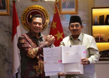 Bupati Tanjab Barat Teken Hibah Barang Milik Daerah, Perkuat Sinergi dengan BIN