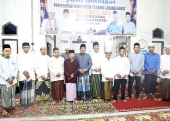 Bupati Anwar Sadat Sampaikan 7 Program Unggulan di Safari Ramadhan Desa Bunga Tanjung