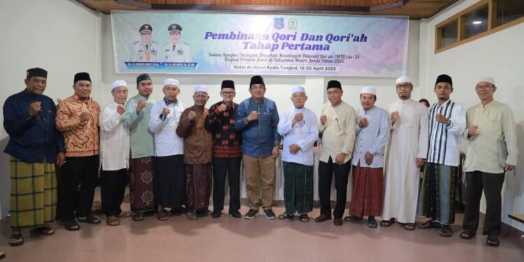 Bupati Anwar Sadat: “Disiplin dan Latihan Jadi Kunci Sukses Qori-Qoriah Tanjab Barat”