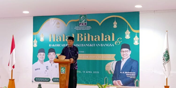 Solid dan Kompak, PKB Tanjabbar Dapat Pujian dari Wabup Katamso di Rakorcab 2025