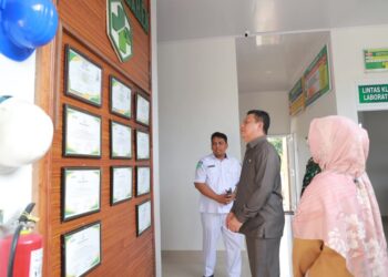Wabup Tanjab Barat Tinjau Puskesmas Sungai Saren, Dukung Penilaian Kabupaten Layak Anak