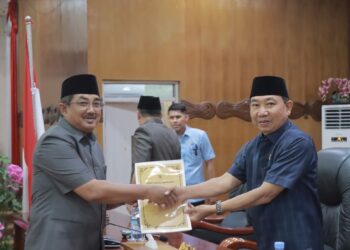 Ranperda Pertanggungjawaban APBD 2024 Disampaikan Bupati Anwar Sadat dalam Paripurna DPRD