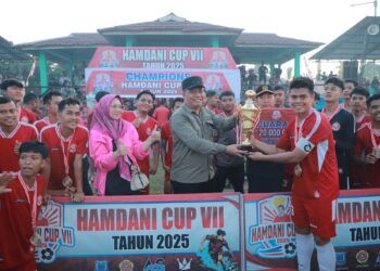 Rajawali FC B Juara Hamdani Cup VII, Wabup Katamso Resmi Tutup Turnamen