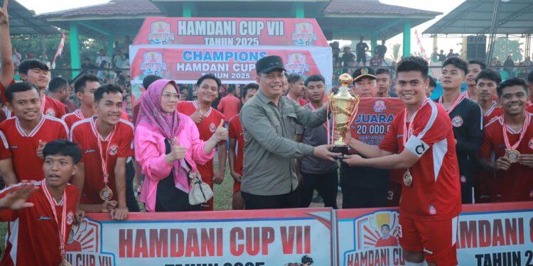 Rajawali FC B Juara Hamdani Cup VII, Wabup Katamso Resmi Tutup Turnamen