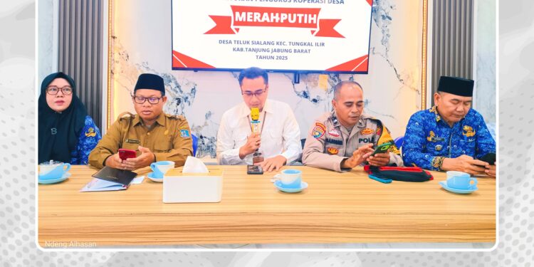 Pembentukan Koperasi Desa Merah Putih di Tanjab Barat Sudah 100 Persen