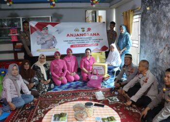 Penuh Kehangatan, Polres Tanjab Barat Gelar Anjangsana Sambut HUT Bhayangkara ke-79