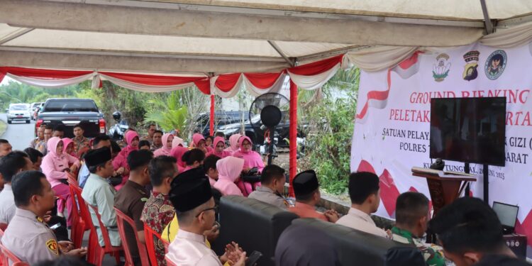 Lewat Zoom Meeting Bersama Kapolda Jambi, Polres Tanjab Barat Resmikan Peletakan Batu Pertama Gedung SPPG