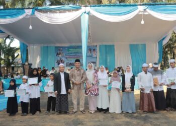 Haul dan Haflah Akhirussanah Ponpes Al-Husna, Wabup Katamso Teken Pembangunan Kelas Baru