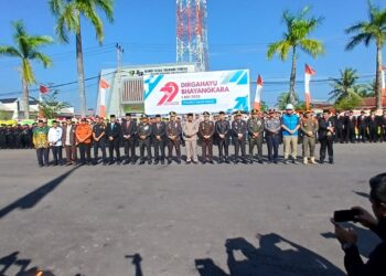 Upacara HUT Bhayangkara ke-79 di Polres Tanjab Barat, Momentum Perkuat Sinergi dengan Masyarakat