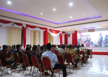 Lestarikan Budaya, Polres Tanjab Barat Gelar Nobar Wayang Kulit di Hari Bhayangkara ke-79