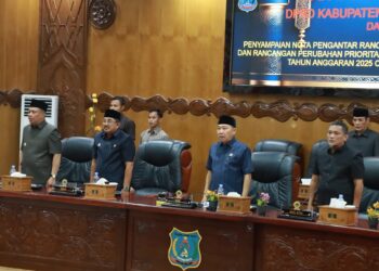 DPRD Tanjab Barat Gelar Paripurna Perubahan KUA-PPAS APBD 2025, Bupati Tekankan Efisiensi Anggaran
