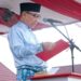 Momen Khidmat di Alun-Alun Kuala Tungkal, Ketua DPRD Sampaikan Pesan Persatuan di Hari Jadi Tanjab Barat