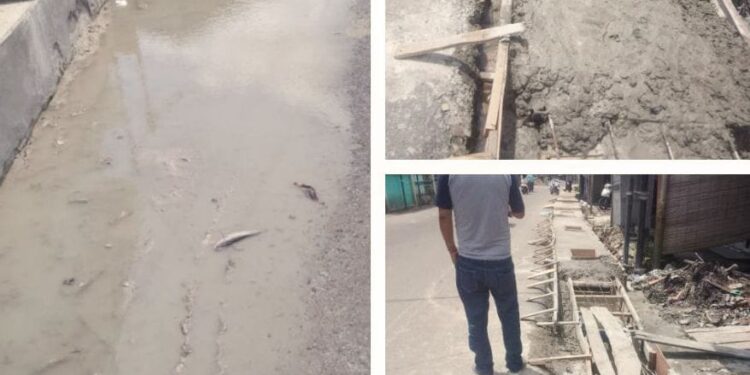 Tak Berfungsi, Pembangunan Drainase di Tungkal III, Buat Resah Warga