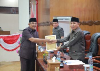 DPRD Tanjab Barat Gelar Rapat Paripurna, Bupati Sampaikan Tanggapan Atas Pandangan Fraksi-Fraksi Terhadap Pertanggungjawaban APBD 2024