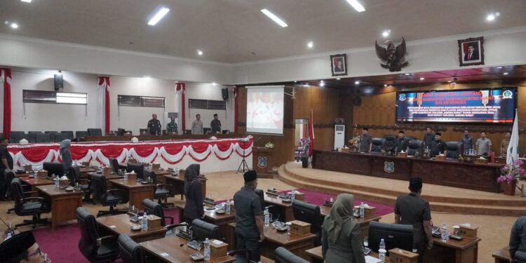 DPRD Tanjab Barat Gelar Paripurna Penyampaian Nota Pengantar KUA-PPAS APBD 2026