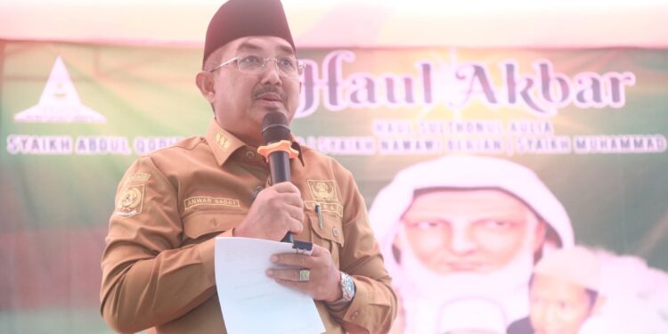 Haul Ulama Besar di Tanjung Senjulang, Bupati Anwar Sadat Ajak Umat Teladani Keteguhan Iman dan Keikhlasan Amal