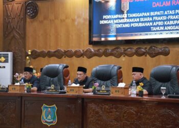 Bupati Anwar Sadat Sampaikan Tanggapan atas Pemandangan Umum Fraksi-Fraksi terhadap Ranperda Perubahan APBD 2025