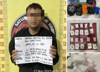 Gagalkan Peredaran Besar, Polisi Amankan 503 Gram Sabu dan Bekuk Pelaku AS di Kuala Tungkal