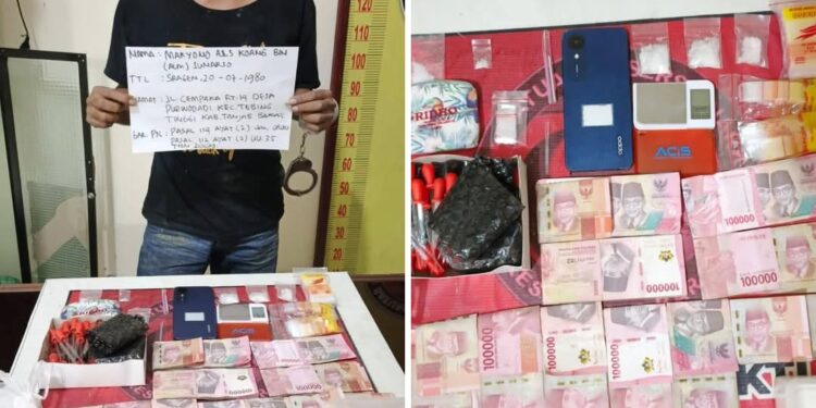 Pengedar Sabu Asal Purwodadi Tak Berkutik Saat Polisi Temukan Paket Sabu di Mobilnya
