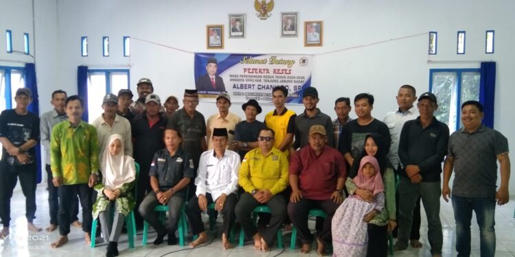 Albert Chaniago Tampung Aspirasi Masyarakat Suak Labu dalam Reses DPRD Tanjab Barat