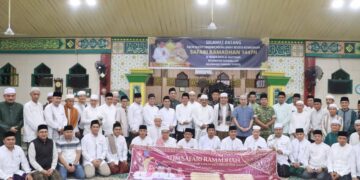 Safari Ramadan Pemkab Tanjab Barat dan UNJA, Peringatan Nuzulul Qur’an di Masjid Raya Al-Muttaqin Berlangsung Khidmat