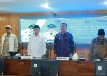 Rapat Spesifik di Tanjab Barat, Katamso dan Cek Endra Perkuat Kolaborasi Pembangunan