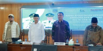 Rapat Spesifik di Tanjab Barat, Katamso dan Cek Endra Perkuat Kolaborasi Pembangunan