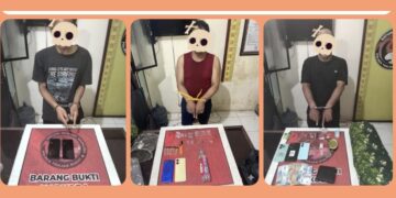 Gerak Cepat Polisi, Tiga Pelaku Peredaran Sabu Ditangkap Beruntun