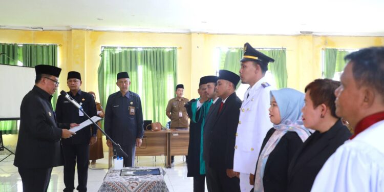Wabup Katamso Lantik 5 Pejabat Eselon III
