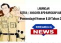 BPD Dilarang Rangkap Jabatan , Ini Penjelasan Aturannya