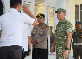 Sinergi Pusat–Daerah Menguat, Kapolres Tanjab Barat Ikuti Kunker Menkes RI di Kuala Tungkal
