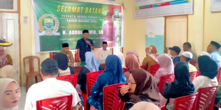 Reses, Anggota DPRD Provinsi Jambi Abdul Hamid Serap Aspirasi Warga Tungkal III