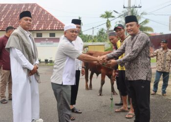 Polres Tanjab Barat Berbagi Berkah Idul Adha, Qurban Menjangkau Warga Hingga Panti Asuhan