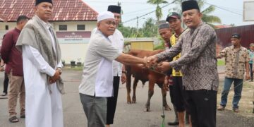 Polres Tanjab Barat Berbagi Berkah Idul Adha, Qurban Menjangkau Warga Hingga Panti Asuhan