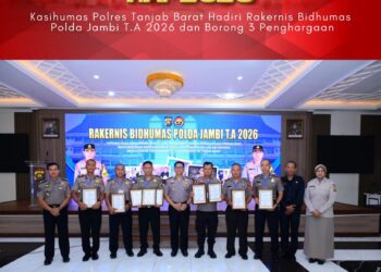 Polres Tanjab Barat Raih Tiga Penghargaan Humas, Perkuat Kepercayaan Publik Lewat Informasi Transparan