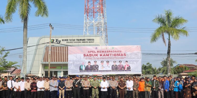 Jaga Kondusivitas Daerah, Polres Tanjab Barat Hidupkan Semangat Gotong Royong Melalui Sabuk Kamtibmas