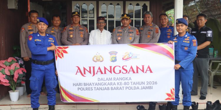 Sambut Hari Bhayangkara ke-80, Polres Tanjab Barat Perkuat Tali Persaudaraan dengan Purnawirawan