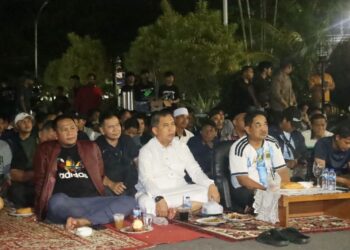 Bupati Anwar Sadat Saksikan Argentina Lolos ke Final Piala Dunia 2026 Saat Nobar Bersama Masyarakat