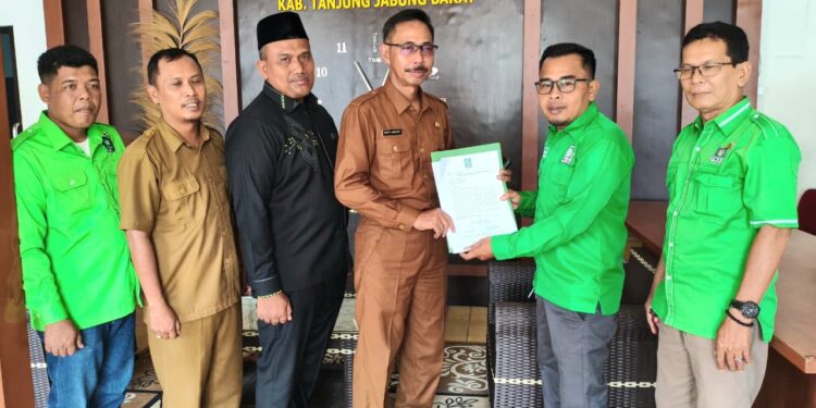 DPC PKB Tanjabbar Serahkan SK Kepengurusan ke Kesbangpol, Tindak Lanjut Pasca Pelantikan Nasional