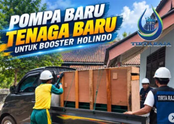 Perumda Tirta Raja Lakukan Peremajaan Pompa Booster Holindo untuk Tingkatkan Layanan
