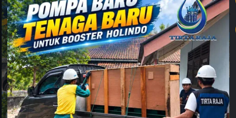 Perumda Tirta Raja Lakukan Peremajaan Pompa Booster Holindo untuk Tingkatkan Layanan