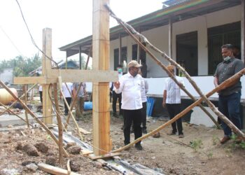 Kunker ke Kuala Betara, Anwar Sadat Soroti Sekolah, Tanggul hingga Akses Penghubung Warga