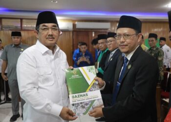 Lantik Lima Pimpinan BAZNAS, Anwar Sadat Dorong Zakat Jadi Penggerak Kesejahteraan Masyarakat